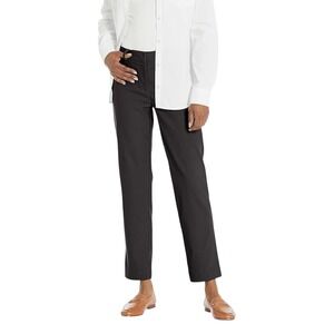 Nanette Lepore‎ Black Cropped Pants Stretch Career Casual Women Size 10 NWT